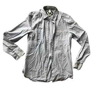 Diesel Amplified Stereotype Button Up Shirt Mens Size S Slim Fit Long Sleeve